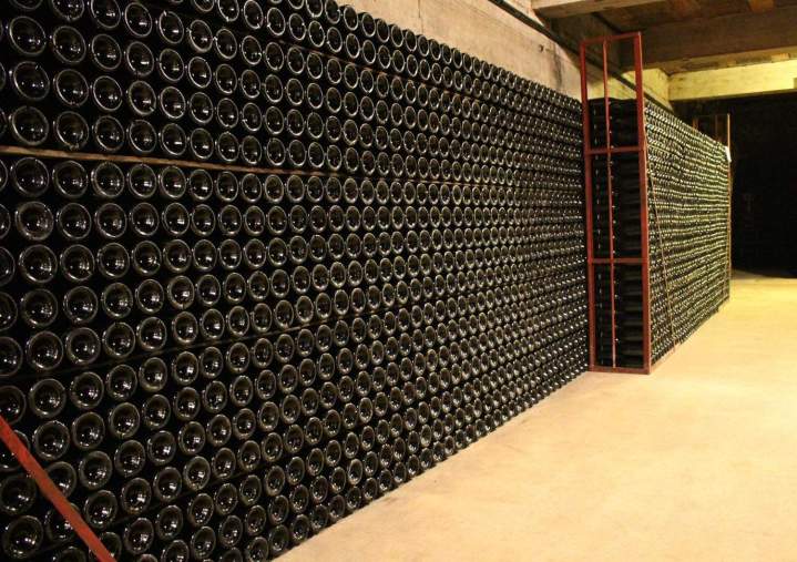 Cuvée de champagne en bouteille Celles-sur-Ource