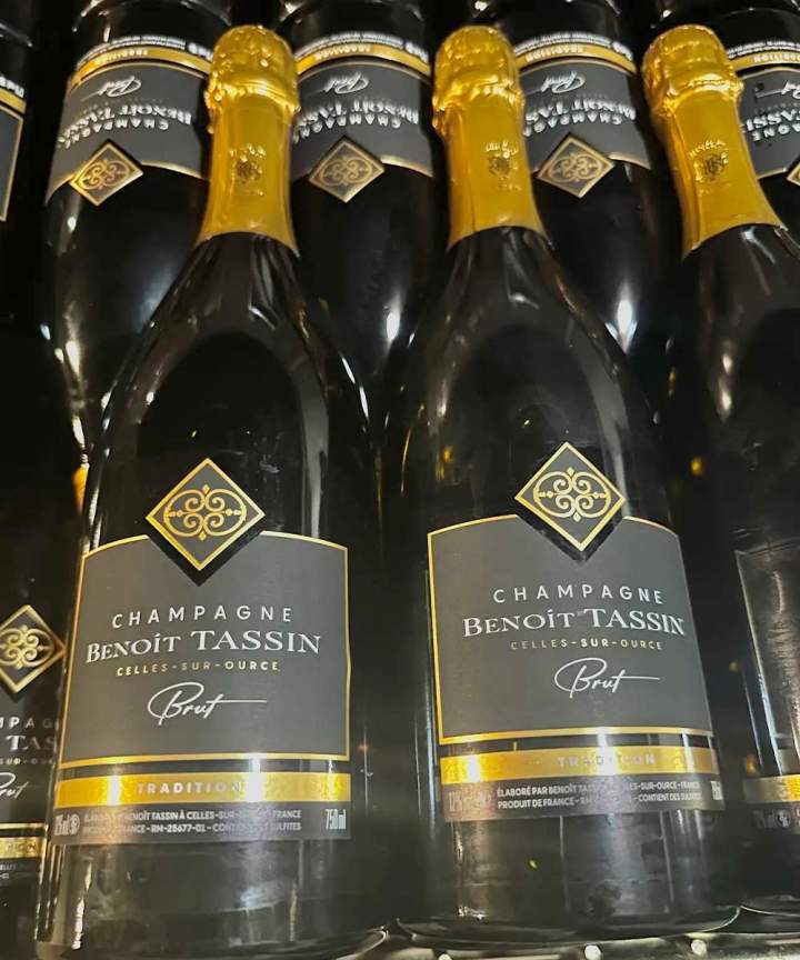 Bouteilles de champagne Celles-sur-Ource